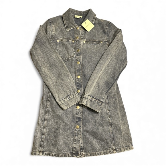 Whiteroom + Cactus Long Sleeve Denim Women’s Dress Size Small - Picture 1 of 7